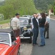 Regroupement à l' entrée de Millau